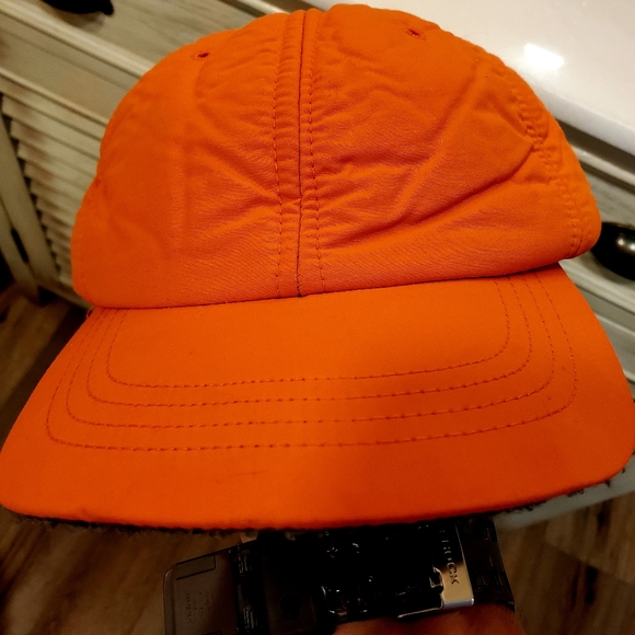 J. Crew Hunter Orange Insulated Baseball Style Hat